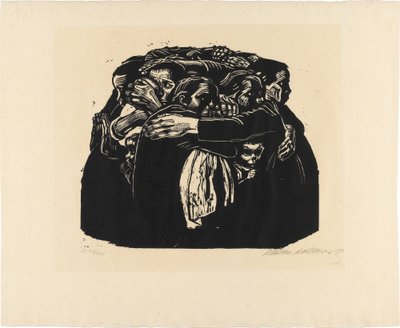 Krig, blad 6: Mödrarna av Käthe Kollwitz