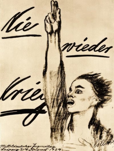 aldrig mer krig av Käthe Kollwitz