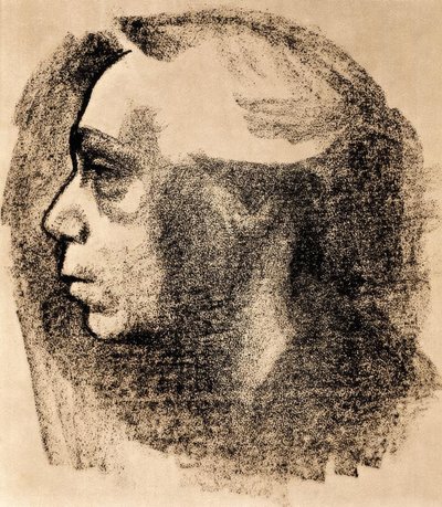 Självporträtt av Käthe Kollwitz