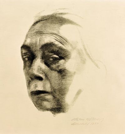 Självporträtt av Käthe Kollwitz