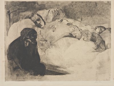 Arbetslöshet av Käthe Kollwitz