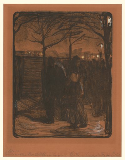 Förorten (1:a versionen) av Käthe Kollwitz