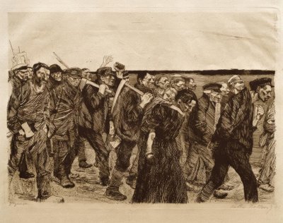 Väver tåg av Käthe Kollwitz