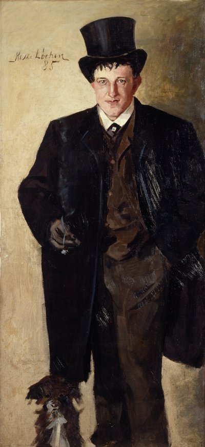Självporträtt av Kalle (1865 93) Lochen