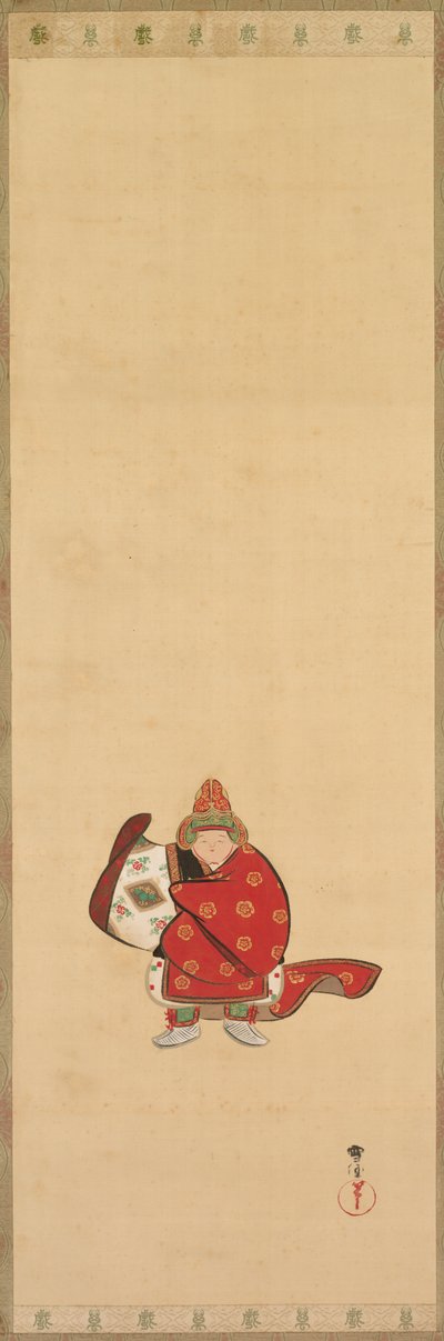 Bugaku dansare av Kamisaka Sekka