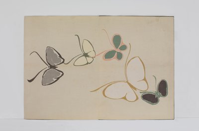 Chō senshu (Tusen sorters fjärilar), volym 2 av Kamisaka Sekka