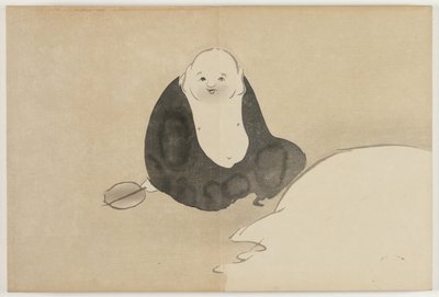 Fowlers of Fundred worlds (Momoyogusa): Hotei av Kamisaka Sekka