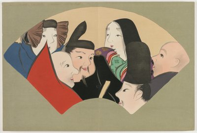 Flowers of a Hundred Worlds (Momoyogusa): Sex Poetic Immortals (Rokkasen) av Kamisaka Sekka