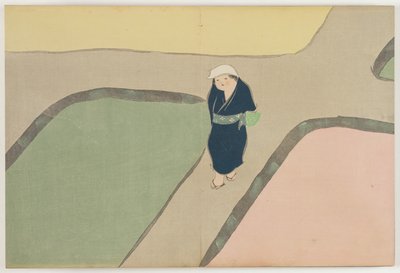 Flowers of a Hundred Worlds (Momoyogusa): Spring Field (Haru no tanomo) av Kamisaka Sekka