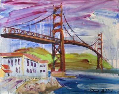 San Francisco Golden Gate av Kanat Ibragimov