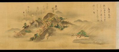 Åtta utsikter över Omi-provinsen, Edo-perioden, 1670. av Kanō Tan’yū