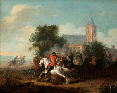 Stridsscen av Karel Breydel