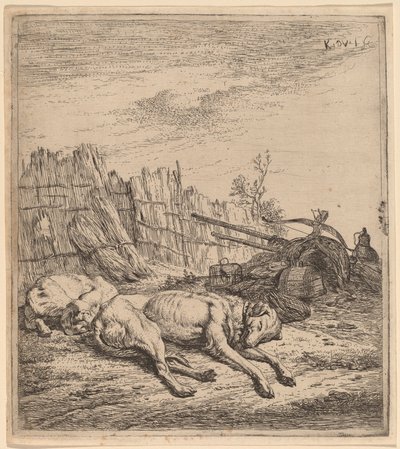 Jakthundar av Karel Dujardin