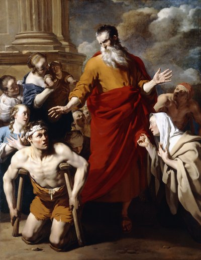 Sankt Paulus botar de sjuka i Lystra, av Karel Dujardin