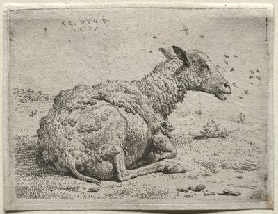 Fåren och flugorna av Karel Dujardin