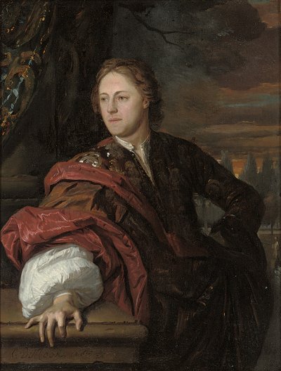 Porträtt av en man av Karel de Moor
