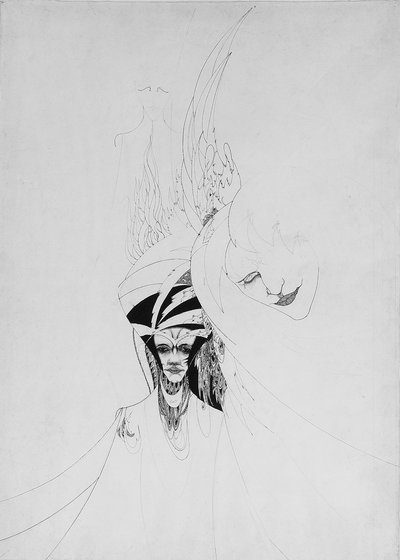 Symbolistiska figurer av Karel de Nerée tot Babberich