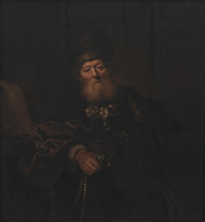 Aron som överstepräst av Karel van III Mander