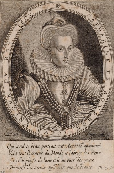 Catherine de Bourbon av Karel van Mallery