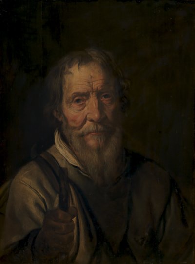 Porträtt av en gammal man. Christian Jacobsen Drakenberg av Karel van Mander III