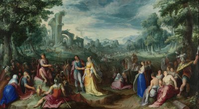 The Continence of Scipio Africanus, 1600 av Karel van Mander the Elder
