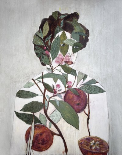 Botanisk illustration med apelsiner av Karenina Fabrizzi