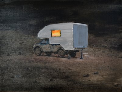 Varm campingkväll av Karin Bos