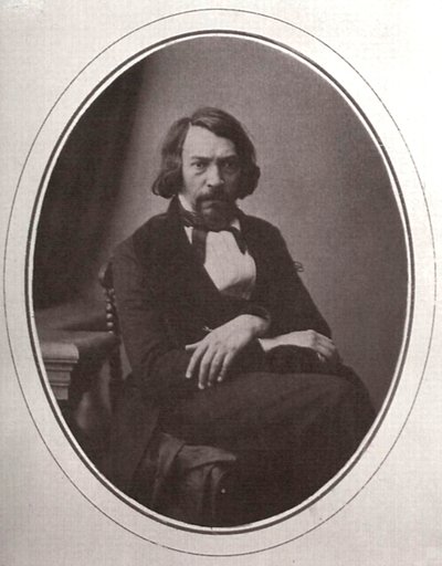 Alexei Stepanovich Khomyakov, rysk religiös poet, c1858 av Karl August Bergner
