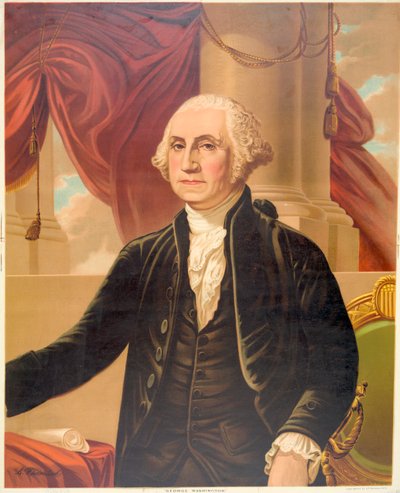 George Washington / A. Weidenbach. C1876. av Karl Augustus Weidenbach