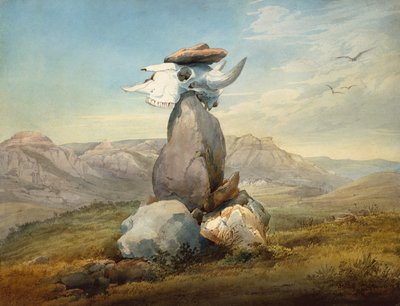 Assinboin Medicin tecken av Karl Bodmer