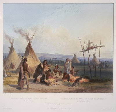 Begravningsställning av Karl Bodmer