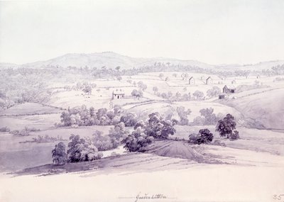 Gnadenhutten av Karl Bodmer