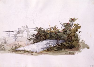 Brödernas grav vid Gnadenhutten av Karl Bodmer