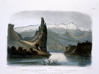 The Citadel Rock on the Upper Missouri, plåt 18 från volym 1 av 