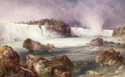 Utsikt över Niagarafallen av Karl Bodmer