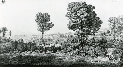 Utsikt över Messina och Kalabriens motsatta kust av Karl Friedrich Schinkel