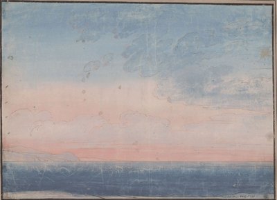 Dekoration för allmänt bruk. Sydlig havshorisont av Karl Friedrich Schinkel