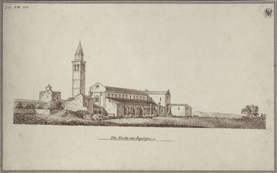 Santa Maria-katedralen i Aquileia av Karl Friedrich Schinkel