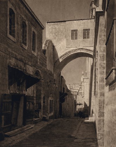 Jerusalem, Ecce Homo-Arch (s/v foto) av Karl Grober