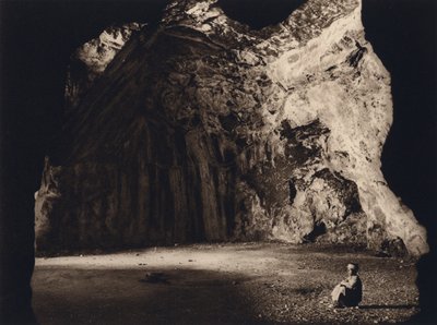 Jerusalem, Jeremias grotta (s/v foto) av Karl Grober