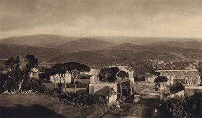 Utsikt över Beirut (s/v foto) av Karl Grober