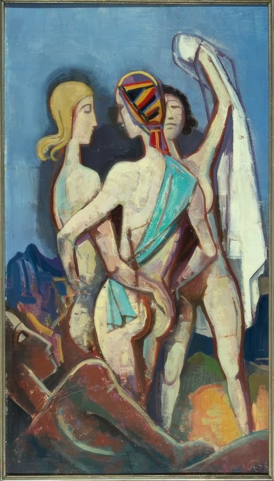 Dom från Paris av Karl Hofer