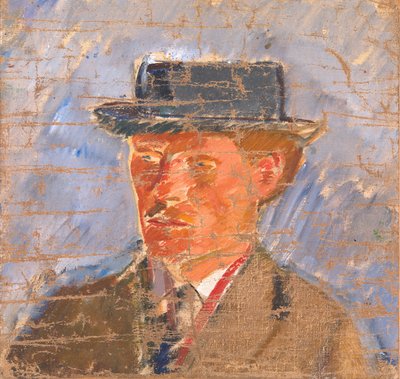 Porträtt av målaren Edvard Weie av Karl Isakson