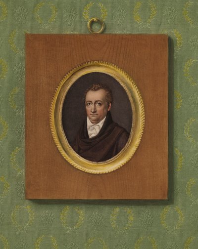 Porträtt av Johann Wolfgang Goethe av Karl Josef Raabe