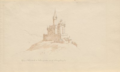 Slott Windeck f. Weinhelm a. dvs. bergsväg av Karl Julius Von Leypold