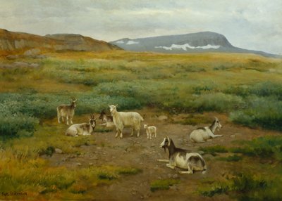 Getter på gräs av Karl K. Uchermann