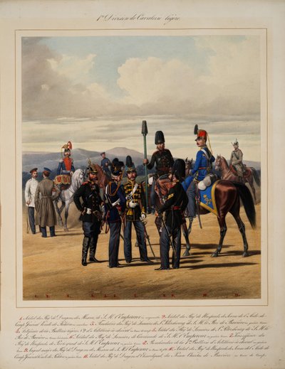Första lätta kavalleridivisionen, 1867 av Karl Karlovich Piratsky