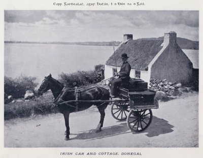 Irish Car and Cottage, Donegal (s/v foto) av Karl Karlovich Piratsky