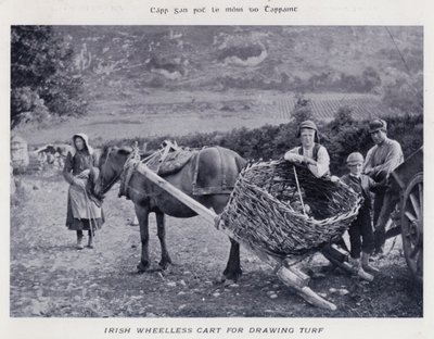 Irish Wheelless Cart for Drawing Turf (s/v foto) av Karl Karlovich Piratsky
