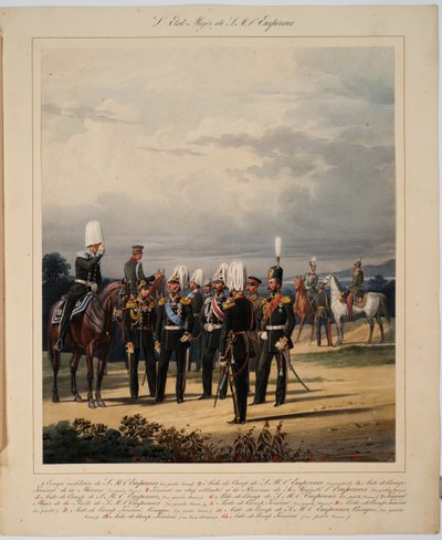 Den ryska generalstaben, 1867 av Karl Karlovich Piratsky
